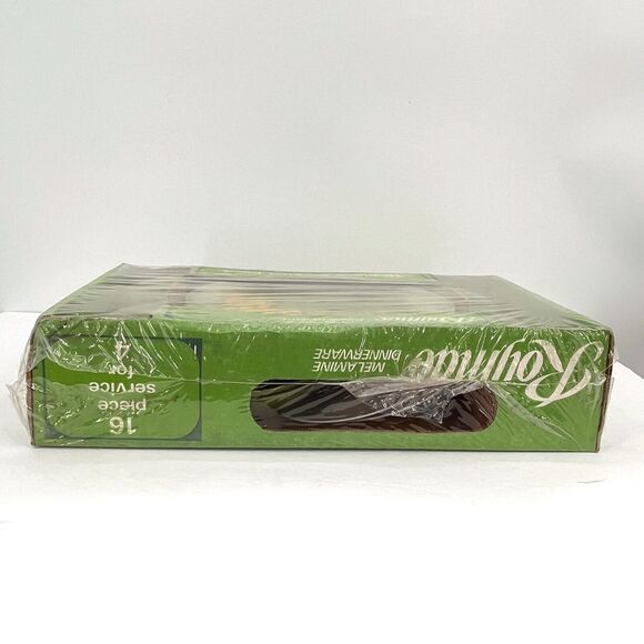 Roymac 16 Piece Melmac Melamine DISH Set Service for 4 Original Box Green Grapes - Picture 9 of 11